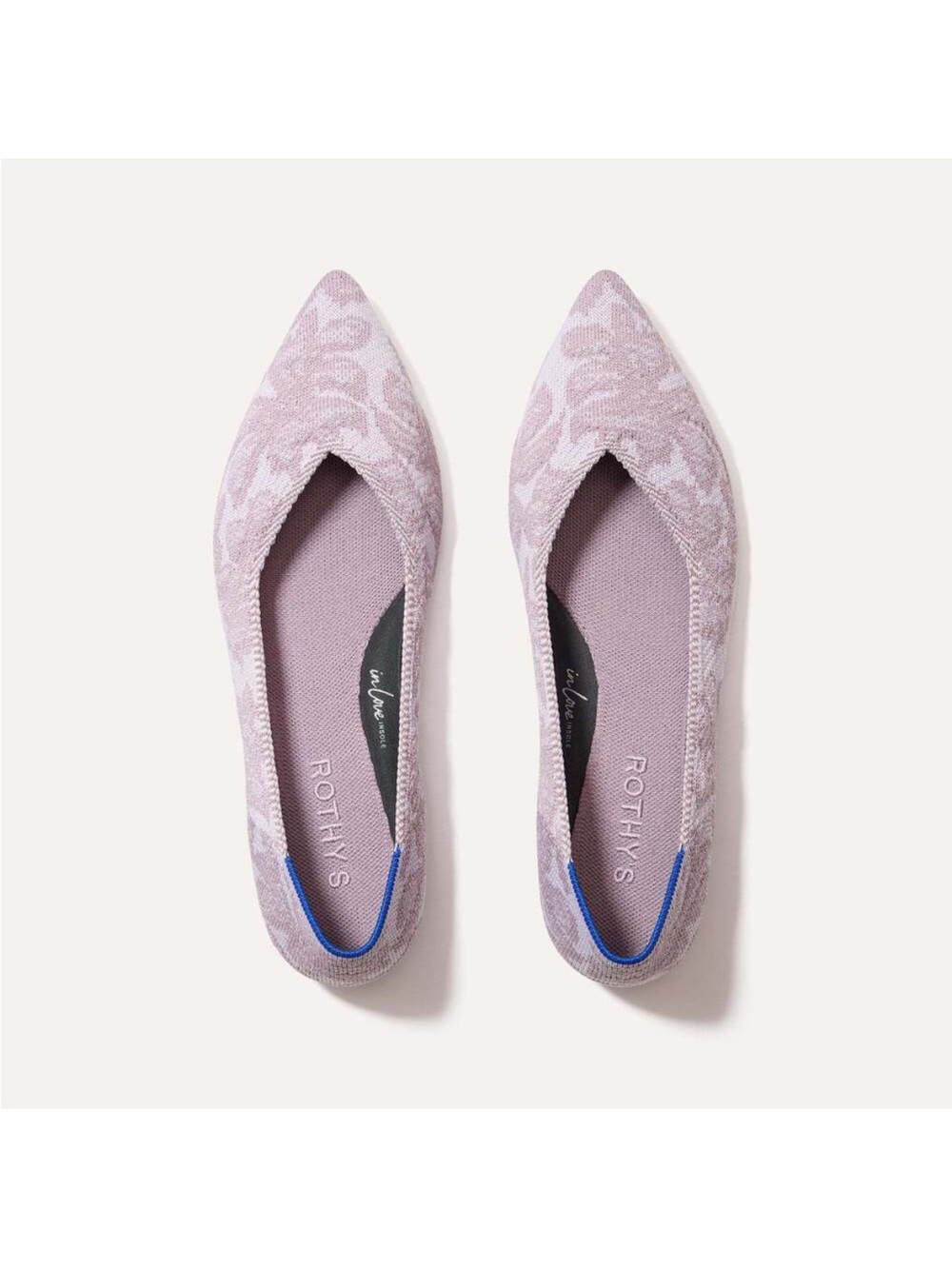 Rothy's Point II in Lilac Chantilly (size 6.5)